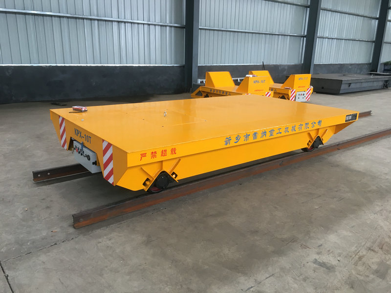 Тежки железопътни задвижвани транспортни колички Flat Trolley